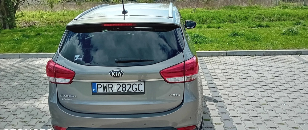 Kia Carens cena 42200 przebieg: 156000, rok produkcji 2014 z Września małe 466